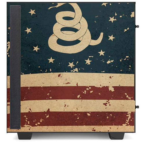 Dont Tread On Me American Flag NZXT H510 Compact ATX Mid-Tower Case Skin