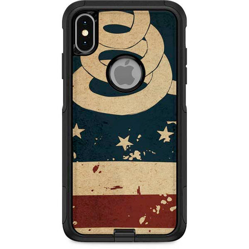 Dont Tread On Me American Flag Otterbox Commuter iPhone Skin
