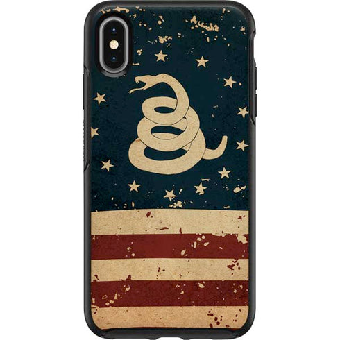 Dont Tread On Me American Flag Otterbox Symmetry iPhone Skin