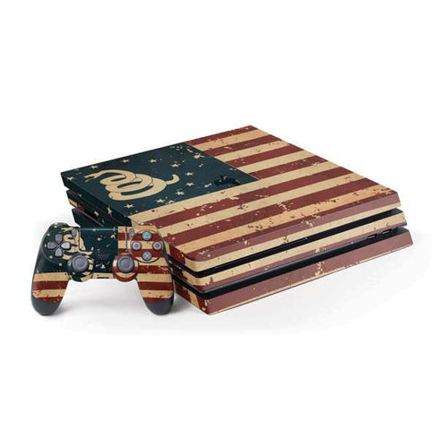 Dont Tread On Me American Flag PS4 Pro Bundle Skin