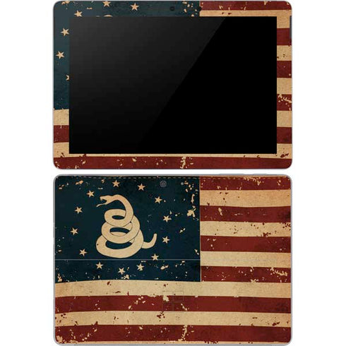 Dont Tread On Me American Flag Surface Go Skin