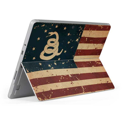 Dont Tread On Me American Flag Surface Go Skin