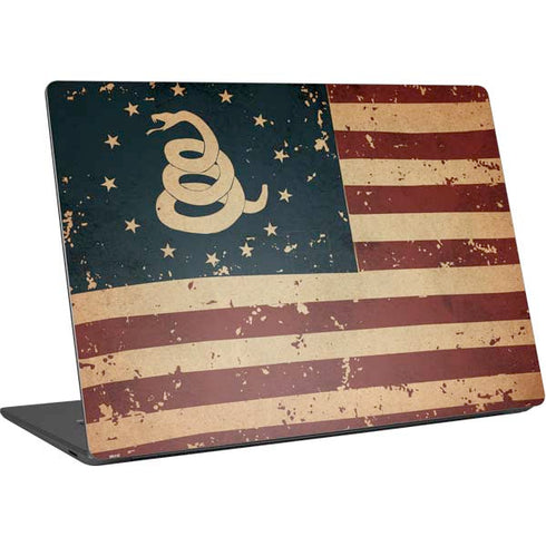 Dont Tread On Me American Flag Surface Laptop 4 15in Skin