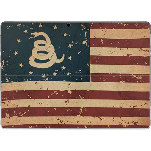 Dont Tread On Me American Flag Surface Pro 9 Skin