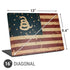 Dont Tread On Me American Flag Universal Laptop 16in (13 x 9.4in) Skin