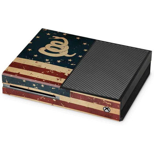 Dont Tread On Me American Flag Xbox One Console Skin