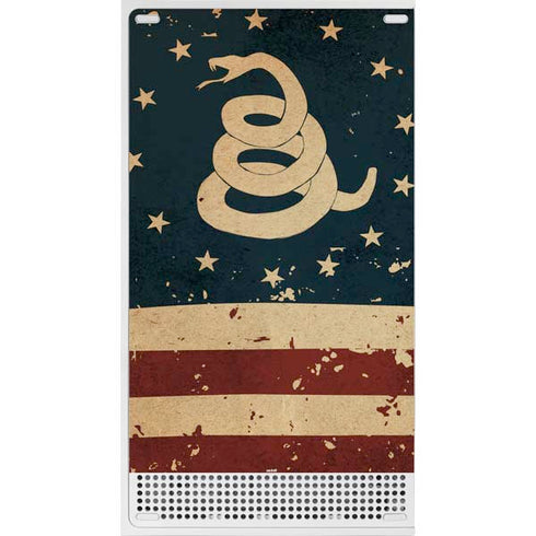 Dont Tread On Me American Flag Xbox Series S Skins