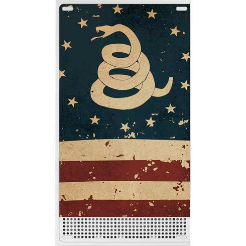 Dont Tread On Me American Flag Xbox Series S Console Skin