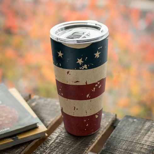 Dont Tread On Me American Flag Yeti 20oz Tumbler Skin