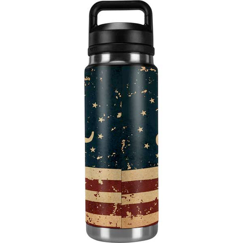 Dont Tread On Me American Flag YETI Rambler 26oz Bottle Skin