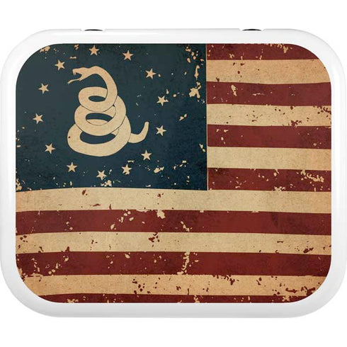 Dont Tread On Me American Flag YETI Roadie 24 Hard Cooler Skin