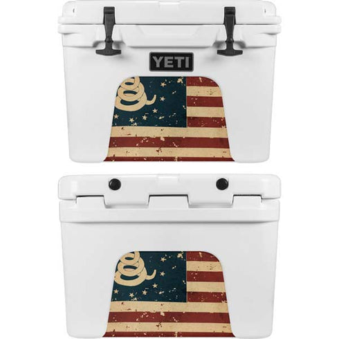 Dont Tread On Me American Flag YETI Tundra 35 Hard Cooler Skin