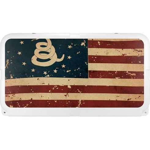 Dont Tread On Me American Flag YETI Tundra 75 Hard Cooler Skin