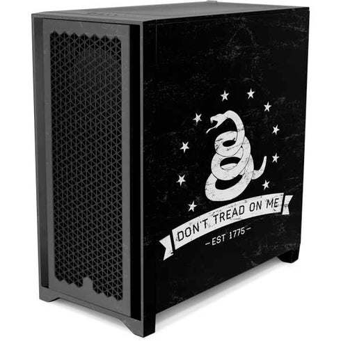 Dont Tread On Me Est 1775 Corsair 4000D Tempered Glass Mid-Tower ATX Case Skin