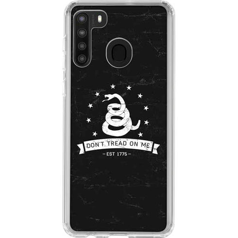 Dont Tread On Me Est 1775 Galaxy A21 Clear Case