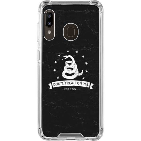 Dont Tread On Me Est 1775 Galaxy A30 Clear Case