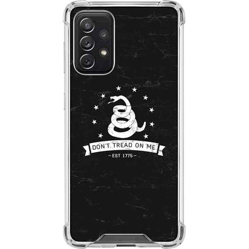 Dont Tread On Me Est 1775 Galaxy A72 5G Clear Case