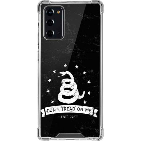 Dont Tread On Me Est 1775 Galaxy Note20 5G Clear Case