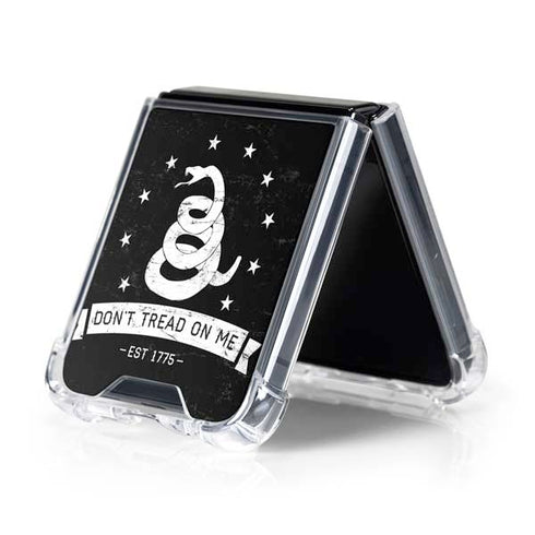 Dont Tread On Me Est 1775 Galaxy Z Flip5 5G Clear Case