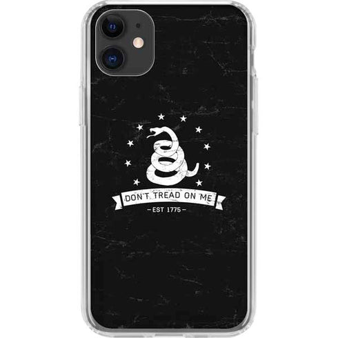 Dont Tread On Me Est 1775 iPhone 11 Clear Case