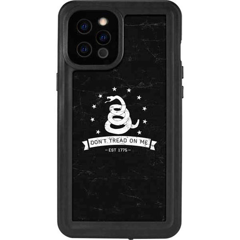Dont Tread On Me Est 1775 iPhone 12 Pro Max Waterproof Case