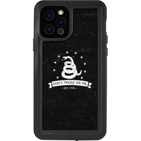Dont Tread On Me Est 1775 iPhone 12 Pro Waterproof Case