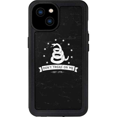 Dont Tread On Me Est 1775 iPhone 15 Plus Waterproof Case