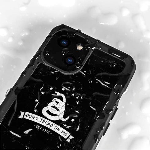 Dont Tread On Me Est 1775 iPhone 15 Plus Waterproof Case