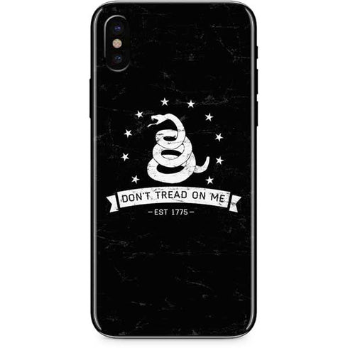 Dont Tread On Me Est 1775 iPhone X Skin