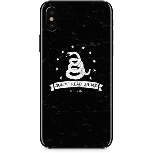 Dont Tread On Me Est 1775 iPhone XS Skin