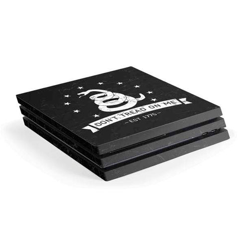 Dont Tread On Me Est 1775 PS4 Pro Console Skin