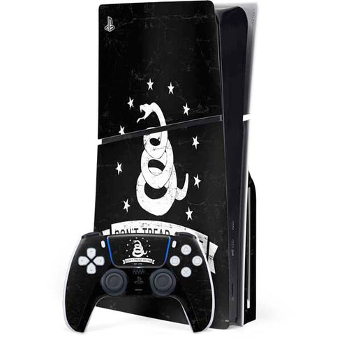 Dont Tread On Me Est 1775 PS5 Slim Disk Bundle Skin