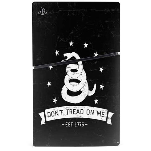Dont Tread On Me Est 1775 PS5 Slim Disk Console Skin