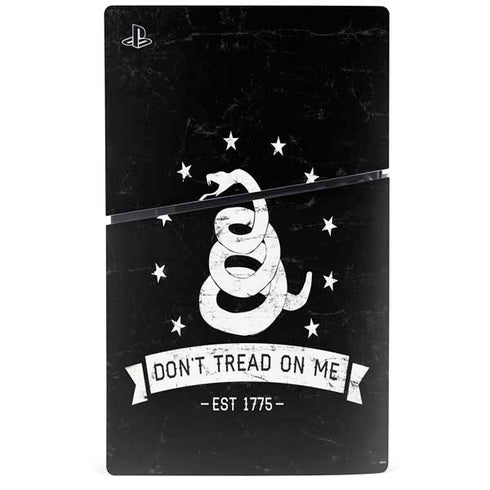 Dont Tread On Me Est 1775 PS5 Slim Digital Edition Console Skin