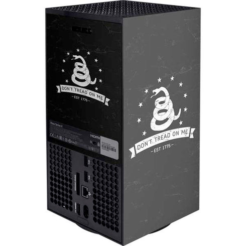 Dont Tread On Me Est 1775 Xbox Series X Console Skin
