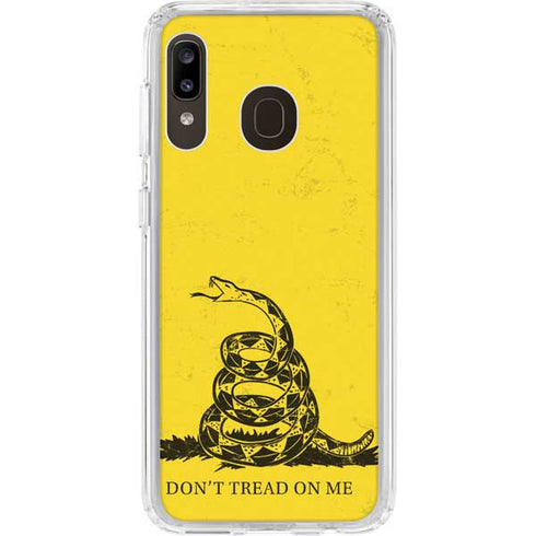 Dont Tread On Me Galaxy A20 Clear Case