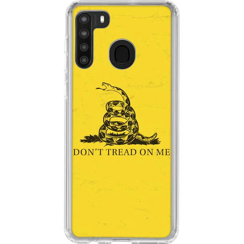 Dont Tread On Me Galaxy A21 Clear Case