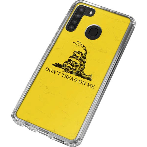 Dont Tread On Me Galaxy A21 Clear Case
