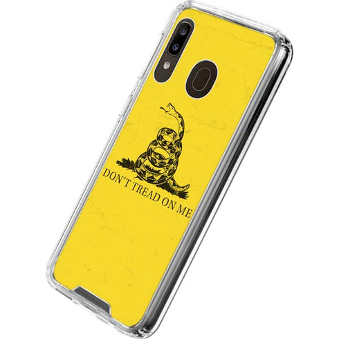 Dont Tread On Me Galaxy A30 Clear Case
