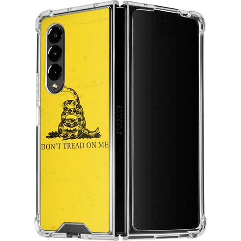 Dont Tread On Me Galaxy Z Fold4 5G Clear Case