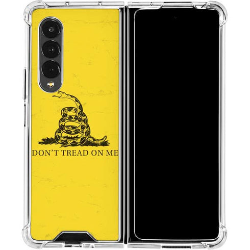 Dont Tread On Me Galaxy Z Fold4 5G Clear Case