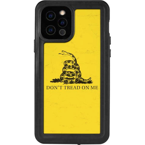 Dont Tread On Me iPhone 12 Pro Waterproof Case