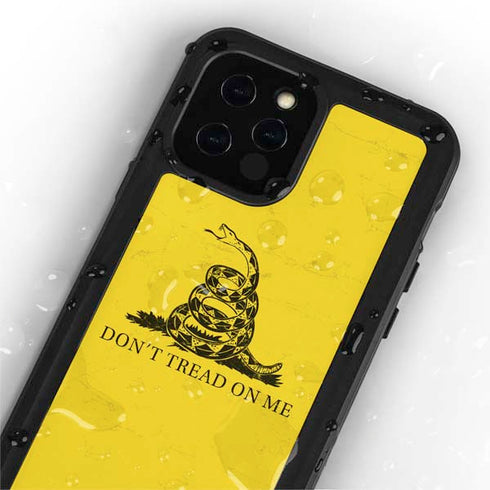 Dont Tread On Me iPhone 12 Pro Waterproof Case