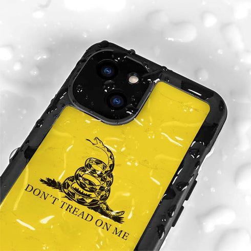 Dont Tread On Me iPhone 13 Mini Waterproof Case