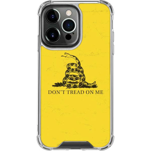 Dont Tread On Me iPhone 13 Pro Clear Case