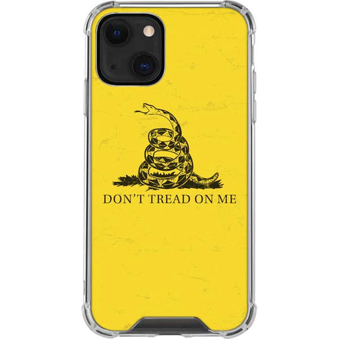 Dont Tread On Me iPhone 14 Plus Clear Case