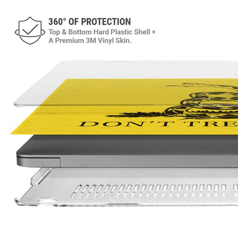 Dont Tread On Me MacBook Pro 16in (2021-25) Case plus Skin