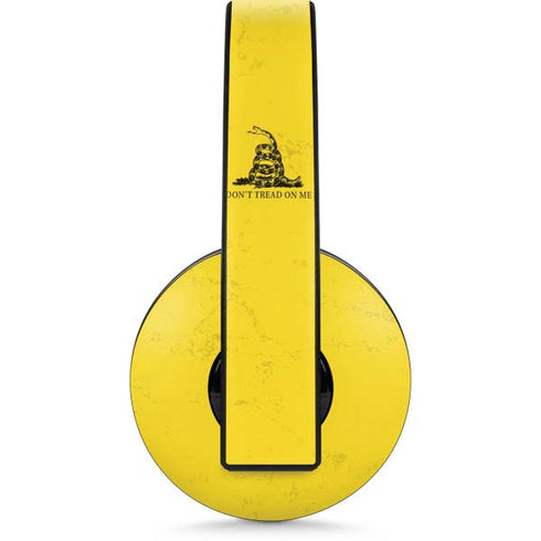 Dont Tread On Me PlayStation 4 Gold Wireless Headset Skin