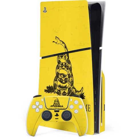 Dont Tread On Me PS5 Slim Disk Bundle Skin