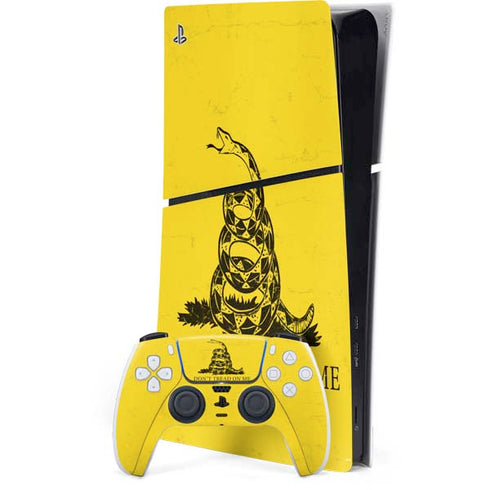 Dont Tread On Me PS5 Slim Digital Edition Bundle Skin
